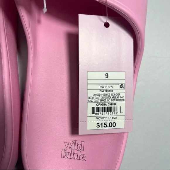 Wild Fable Women's Robbie Slide Sandals pink - Size 9 - NWT - Picture 3 of 5